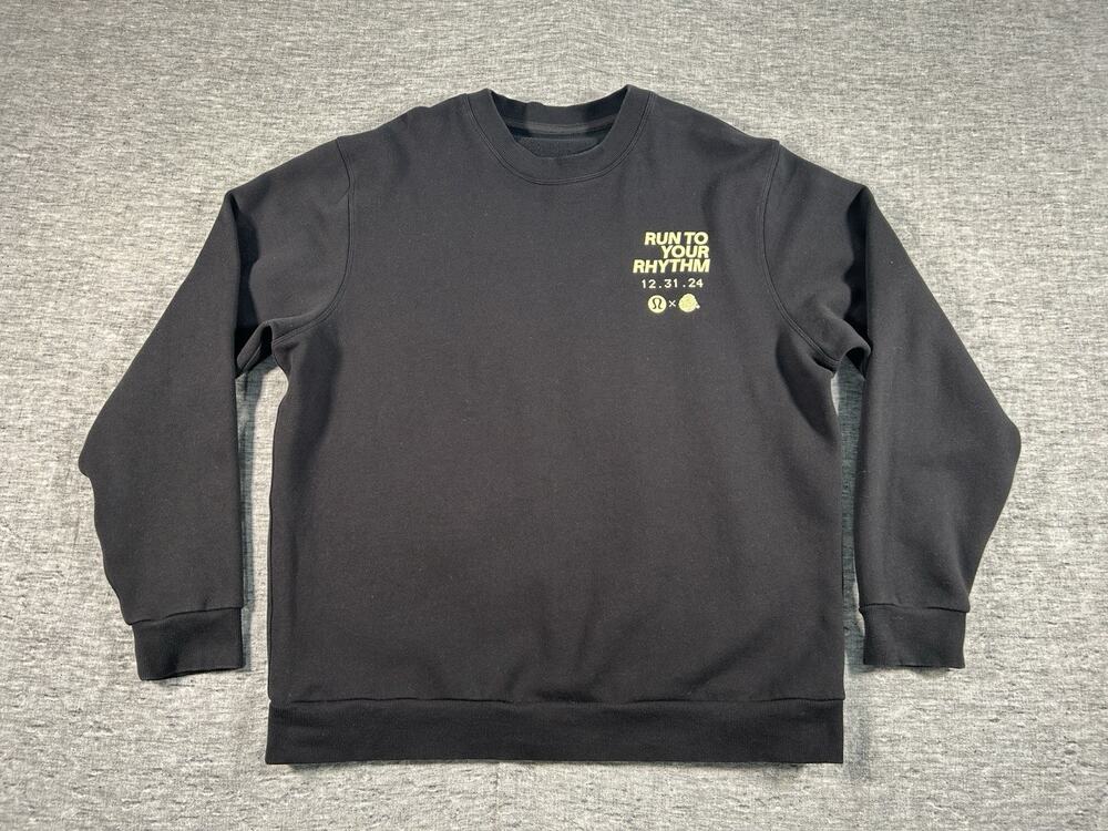 Lululemon Run To Your Rhythm Sweatshirt Adult Oversized Pasadena Roses 5K